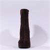 Marco Moreo Doha Platform Heel AnkleBoot - Brown Suede